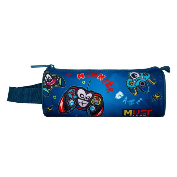 Coffret scolaire Must Team Game Monster avec sac à dos à roulettes, déjeuner et étui