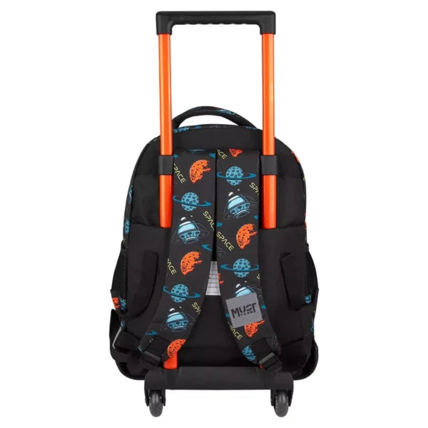 Cartable à roulettes Must team Spaceship pack de 3 pcs