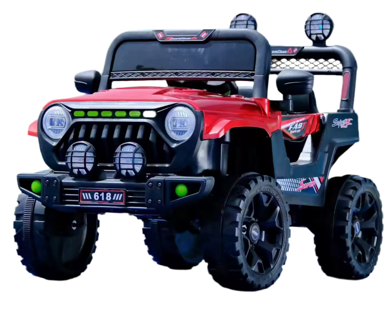 Véhicule Jeep Électrique 2025 - Rouge