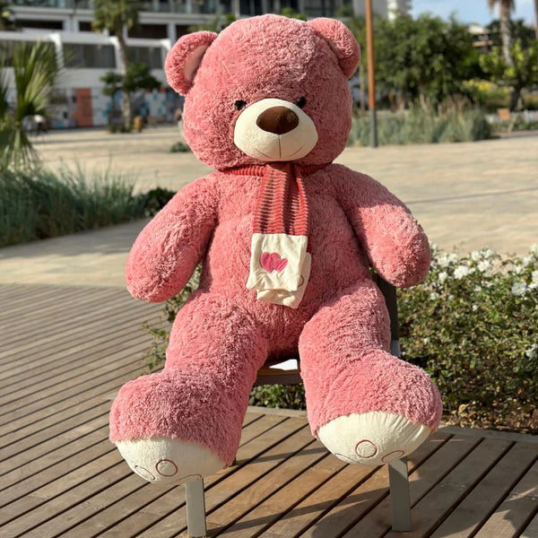 Nounours Géant Rose (160 cm) – Le Cadeau Ultime Plein de Tendresse