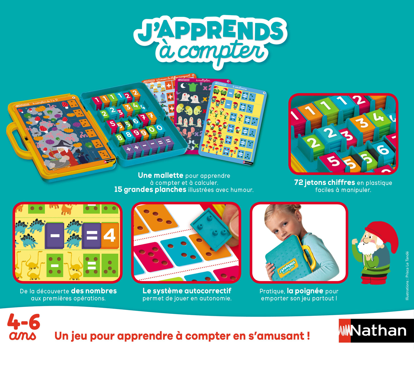 J'apprends à compter de 4 à 6 ans