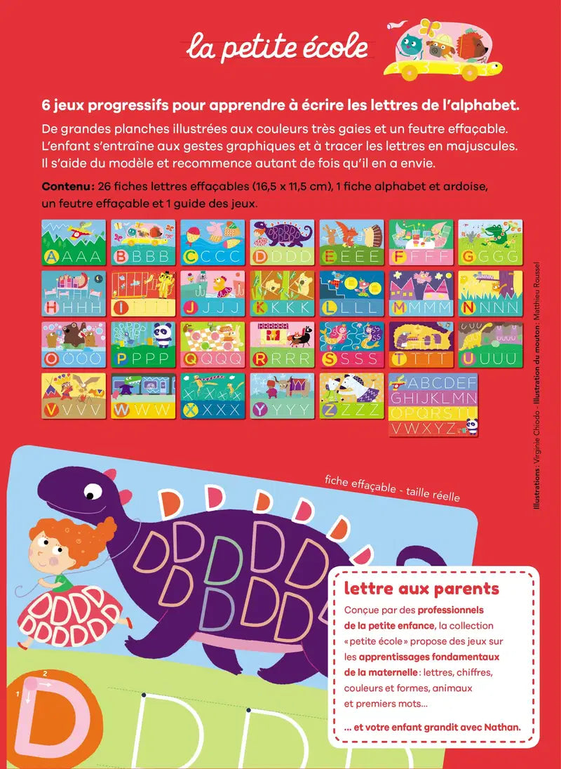 Nathan La Petite Ecole – J’écris les lettres
