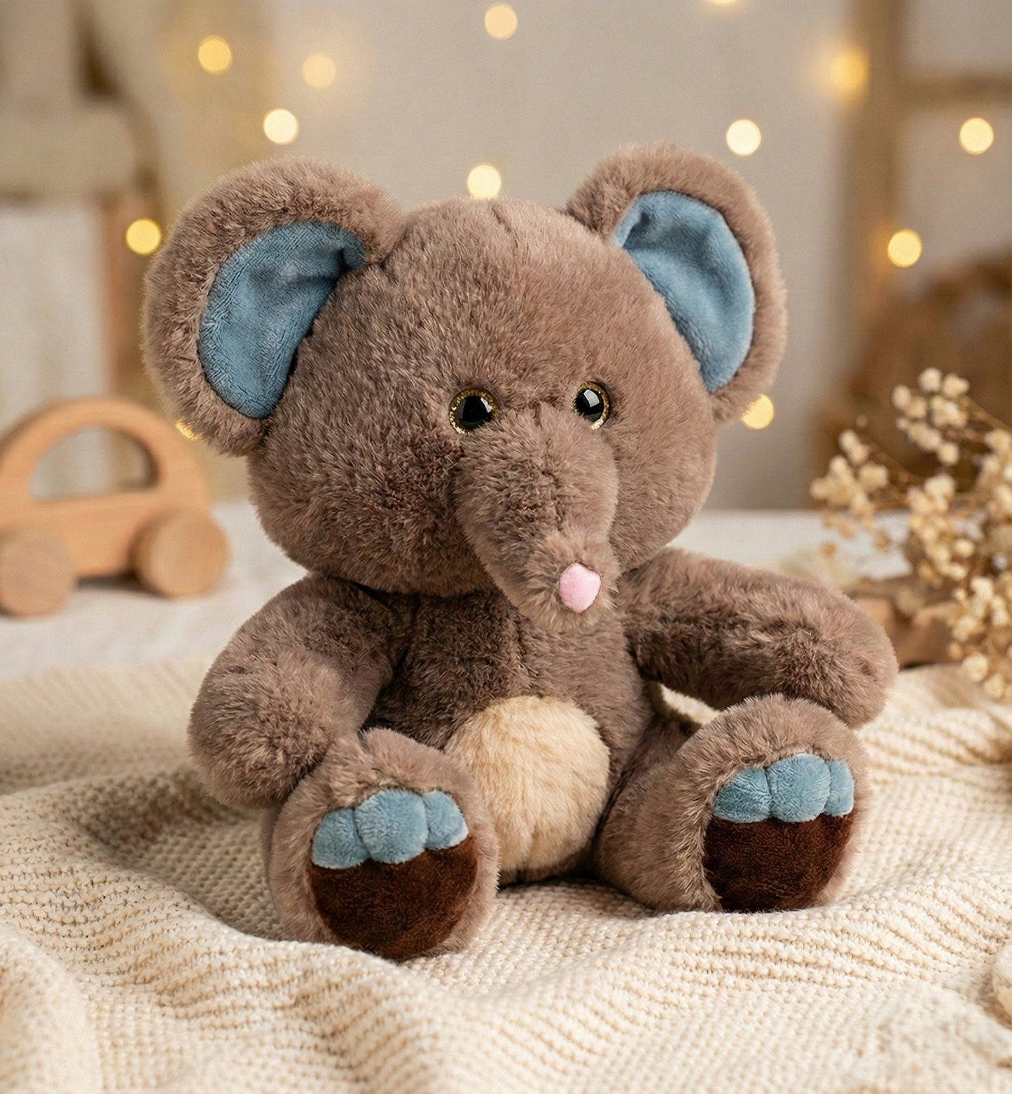 L'Éléphant en Peluche 25 cm