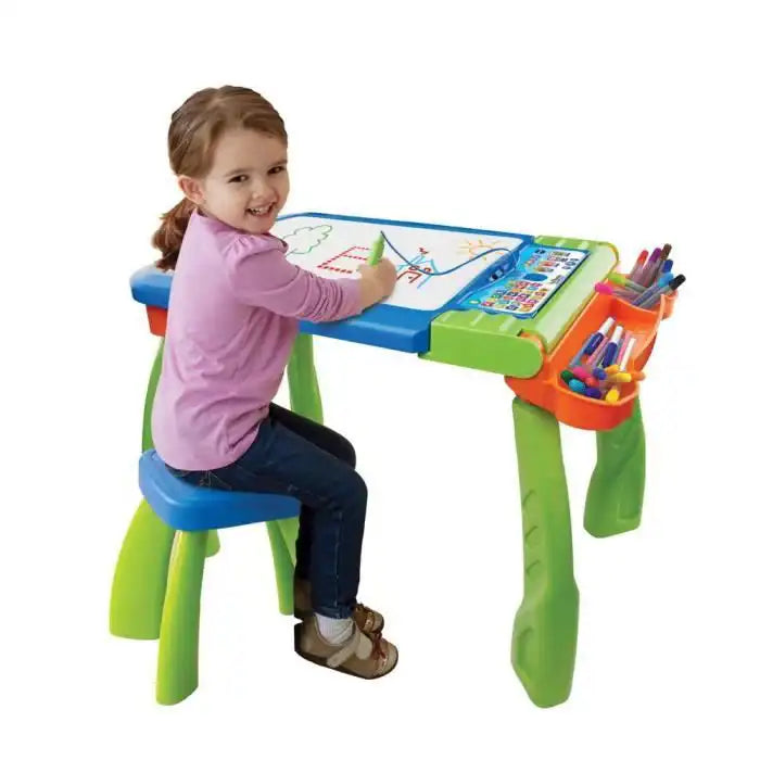 tableau - Chevalet Interactif 3 en 1 - VTECH - Magi - Multicolore