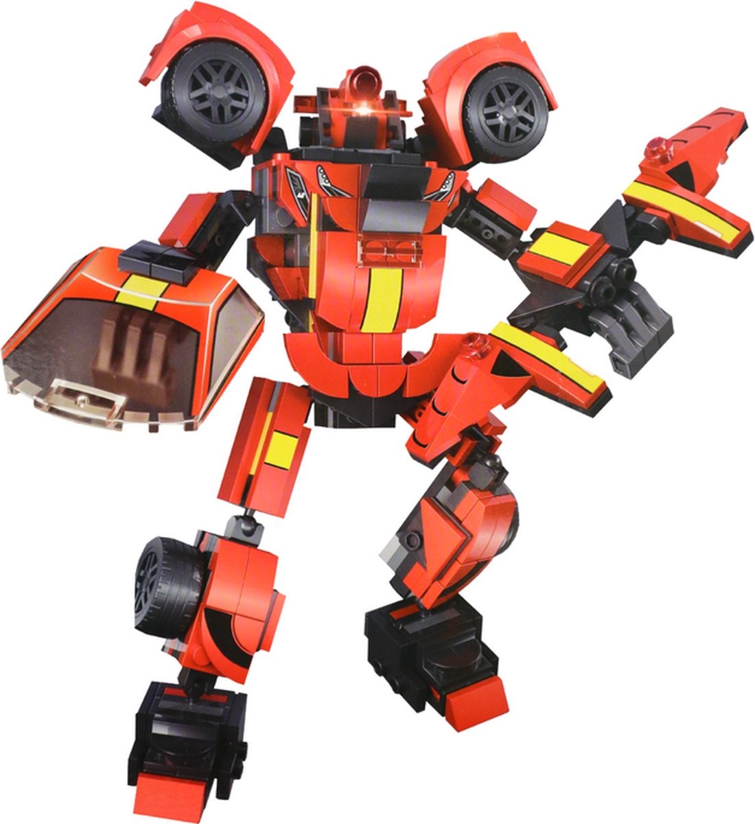 Voiture Robot Transformable à Construire – 355 Pièces – Jouet Intelligent pour Enfants