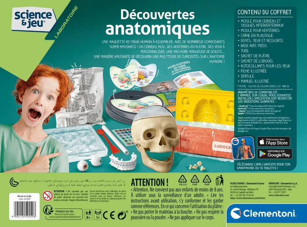 DÉCOUVERTES ANATOMIQUES- CLEMENTONI