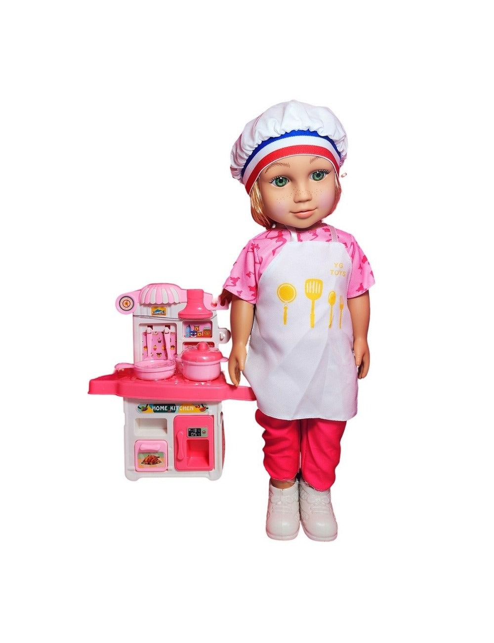 Poupée Chef avec Cuisine et Accessoires – Jouet pour Filles