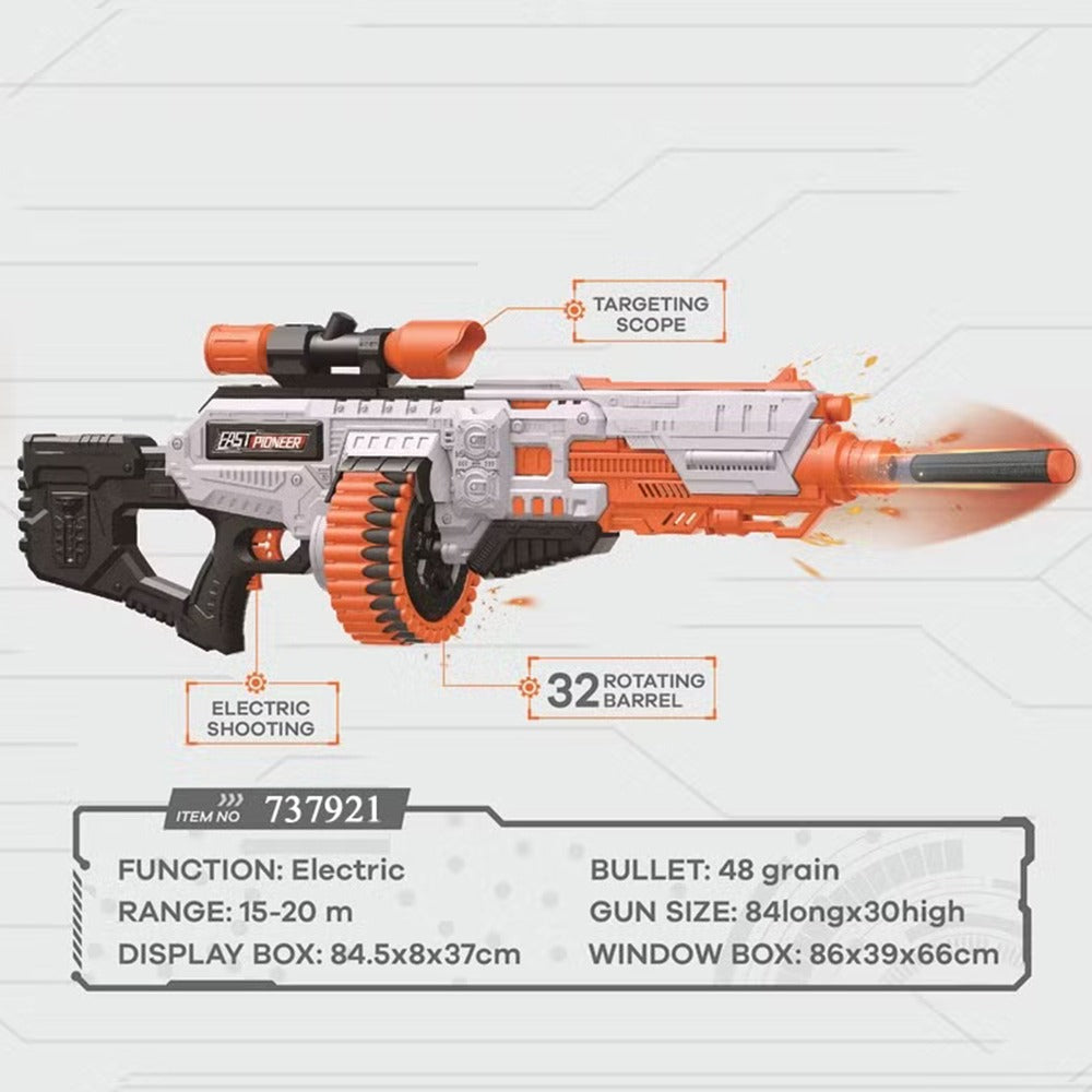 Pistolet jouet électrique automatique 83cm (+8)