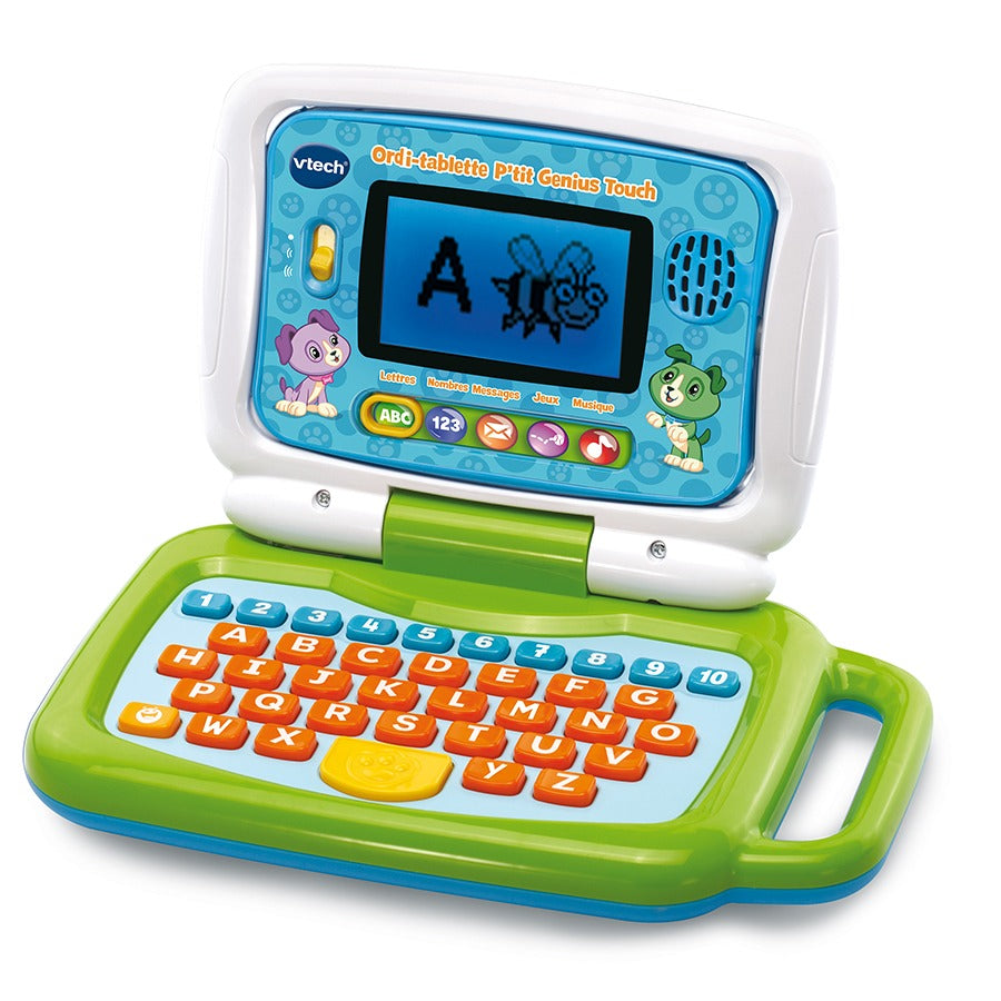 Ordi-tablette P'tit Genius Touch vert - ordinateur éducatif