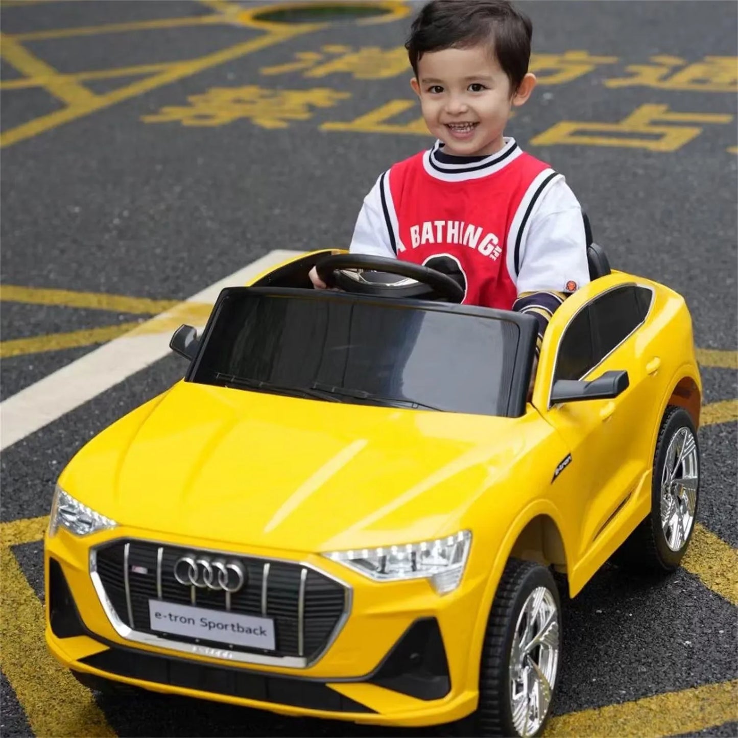 Audi Électrique pour Enfants - Jaune