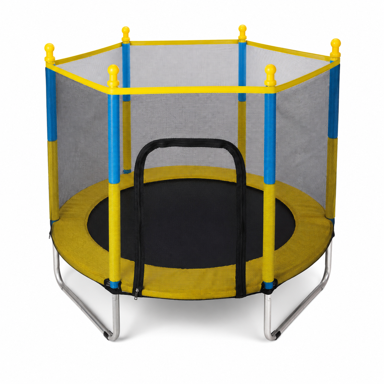 Trampoline Enfant 140 cm avec Filet de Sécurité – Stable, Résistant & Amusant