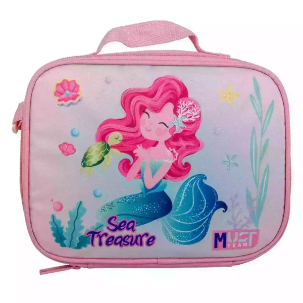Sac à dos d'école à roulettes, indispensable pour l'équipe sirène avec déjeuner – Étui