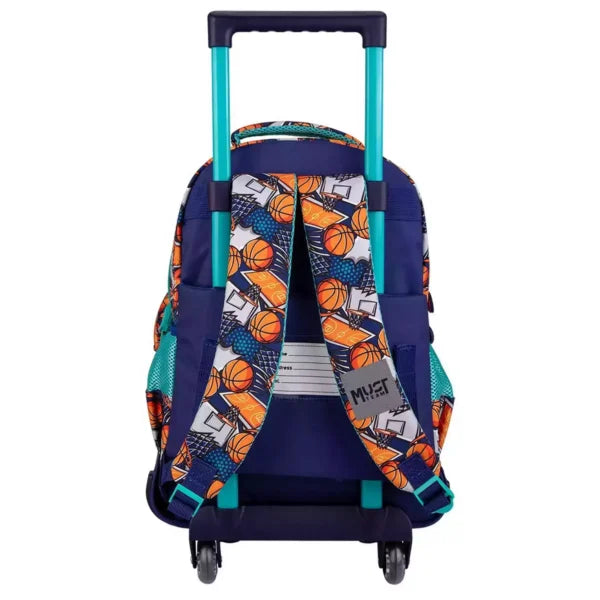 Cartable à roulettes Must Basketball Line pack de 3 pcs