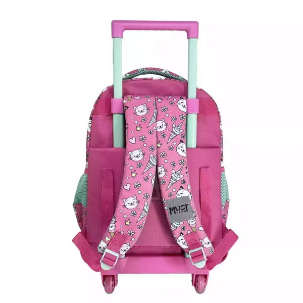 Cartable à roulettes Must team Ice Cream pack de 3 pcs