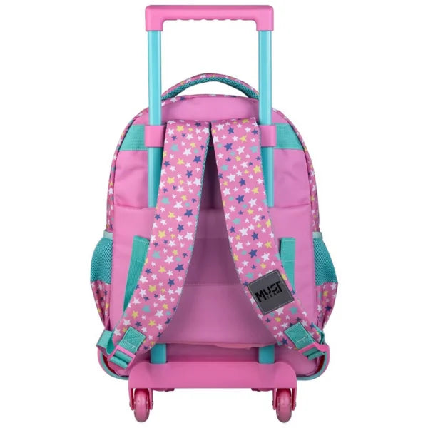 Cartable à roulettes Must Team Smile pack de 3 pcs