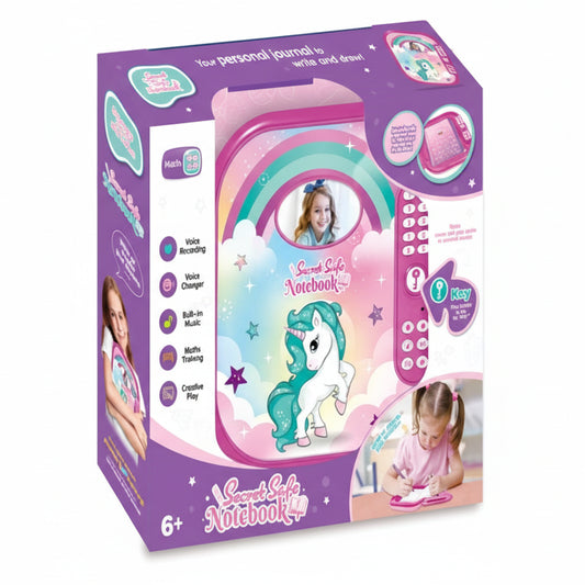 Journal interactif sécurisé (Secret Safe Notebook – Licorne)