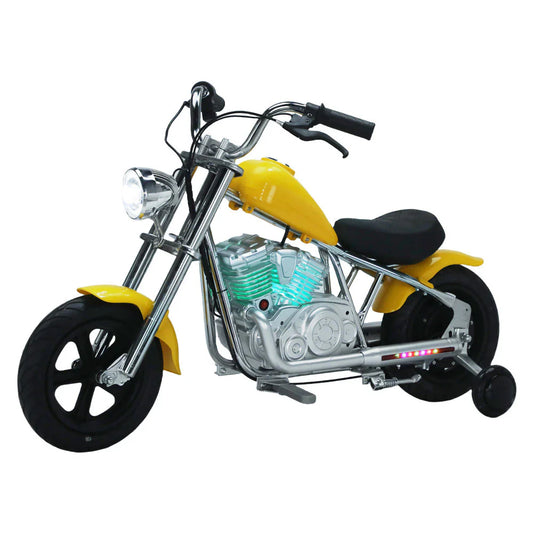 Moto Électrique harley 24V - Jaune