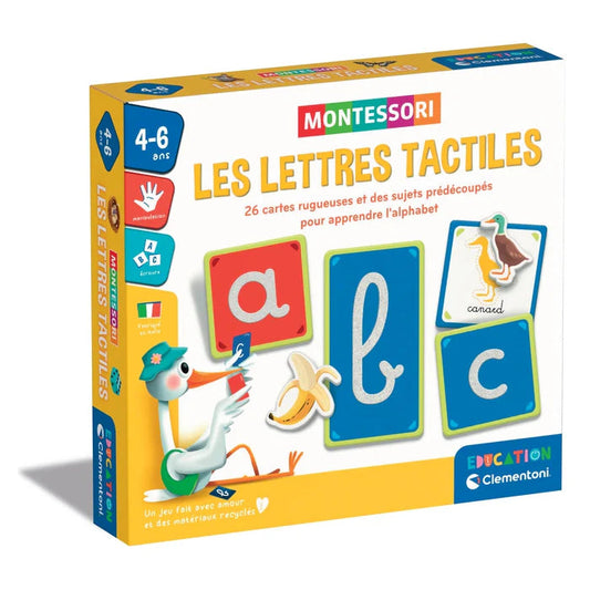 Les Lettres Tactiles Montessori 4-6 ans