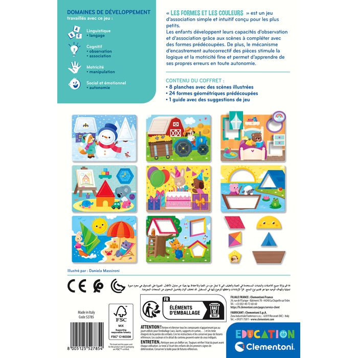 Les formes et les couleurs - clementoni