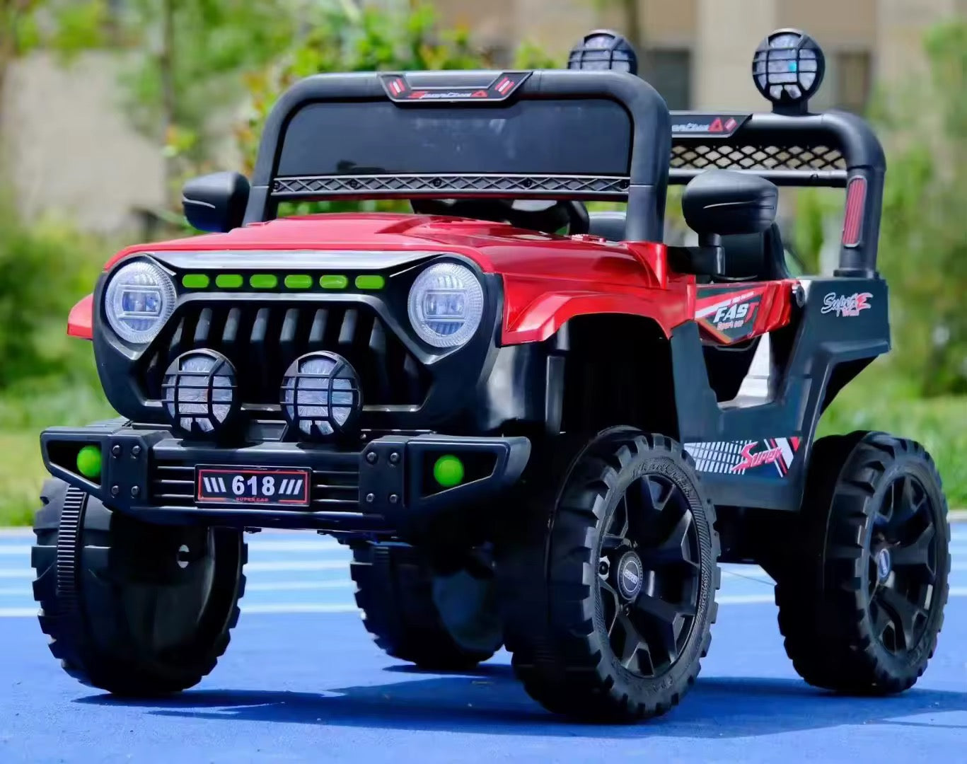 Véhicule Jeep Électrique 2025  - Rouge