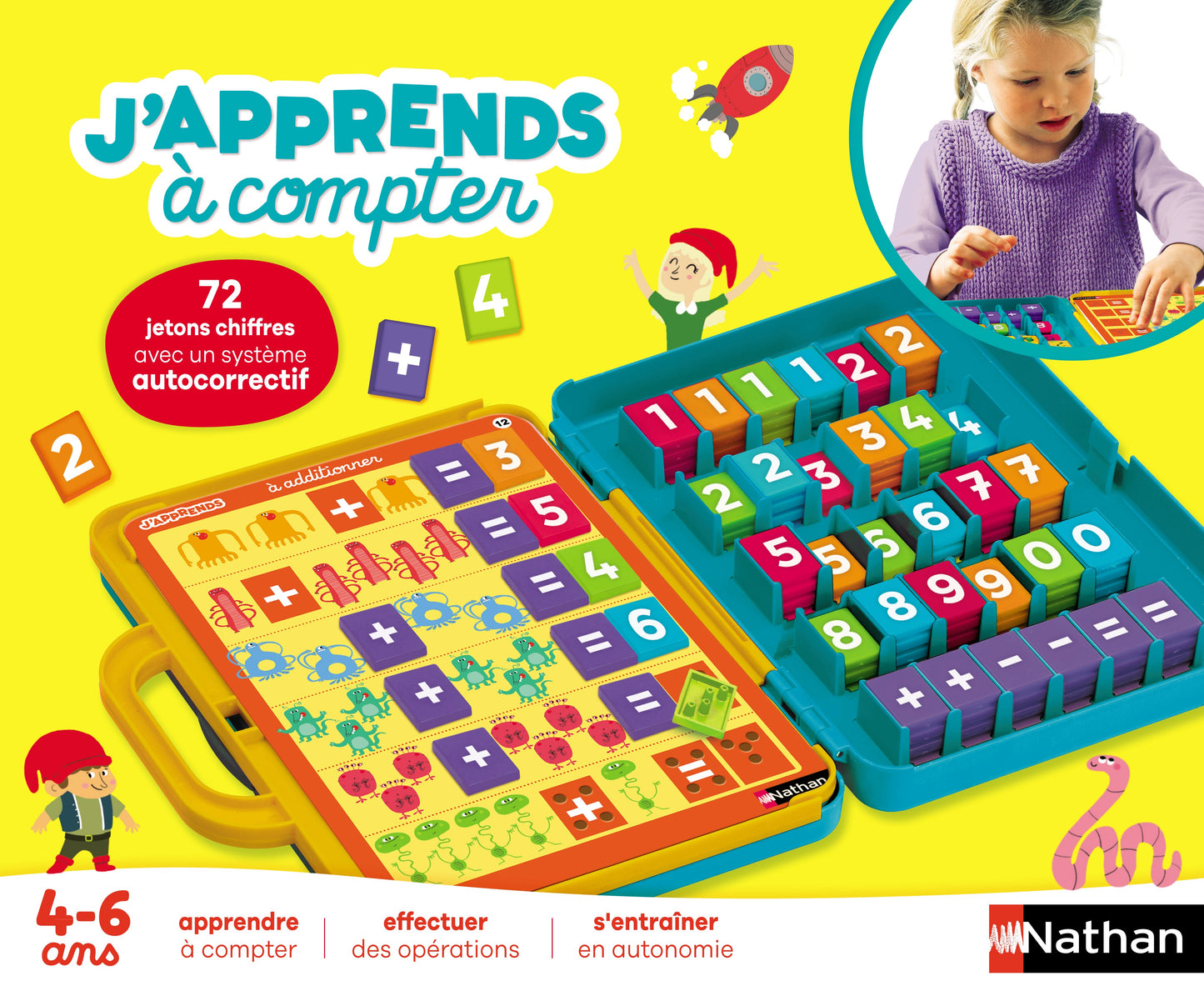 J'apprends à compter de 4 à 6 ans