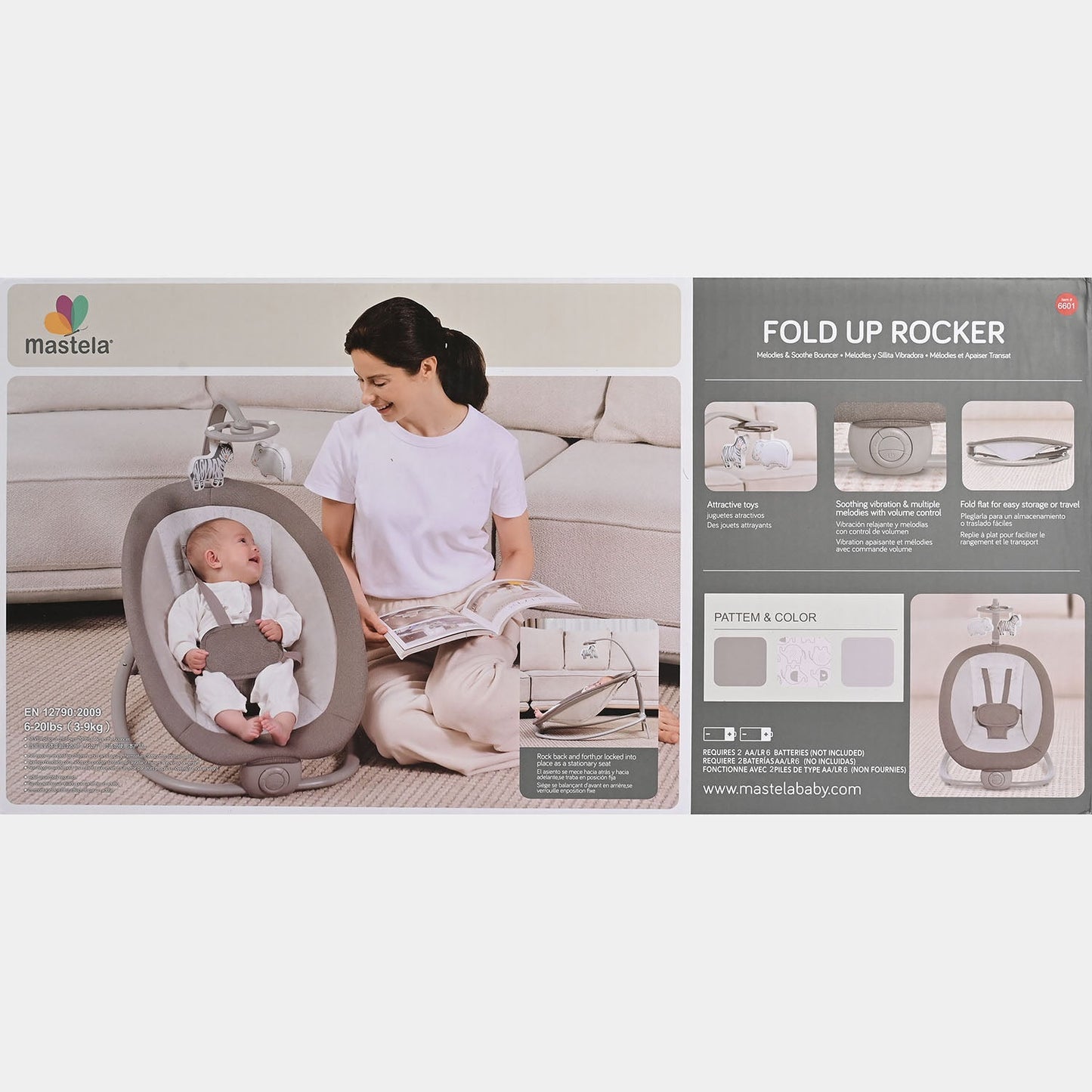 Transat/balancelle pliable pour bébé Mastela