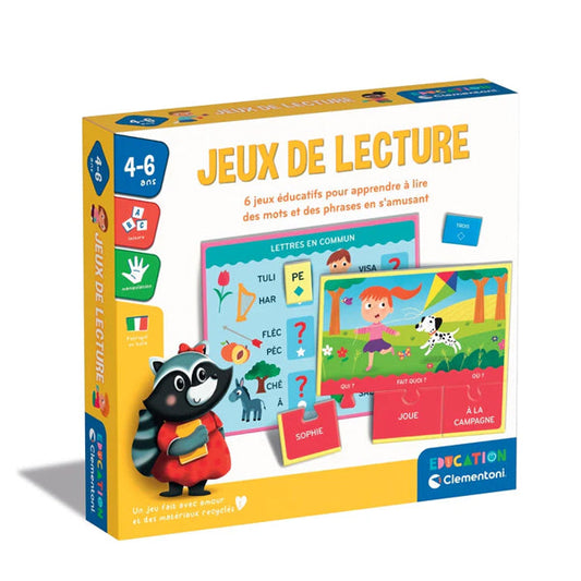 CLEMENTONI - Jeux de lecture DE 4-6 ans