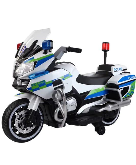 Moto électrique de police pour enfants