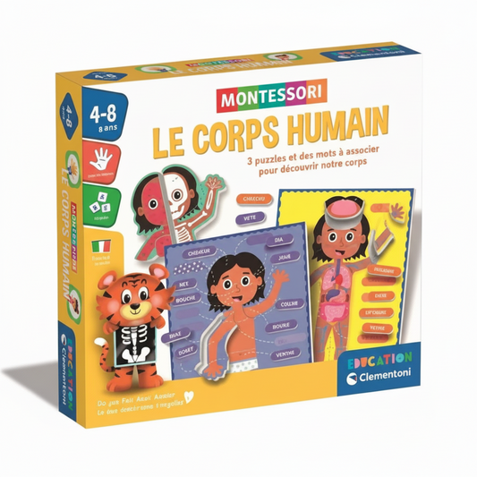 Le Corps Humain Montessori – Clementoni 4-6 ans