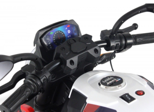 Moto Électrique 12V S1000R – Stabilité & Style de Course