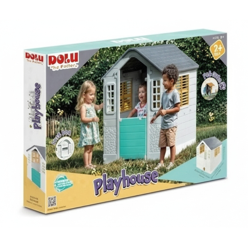 Dolu Maison pour enfant pour intérieur et extérieur - 109 x 95 x 95 cm Maisonnette