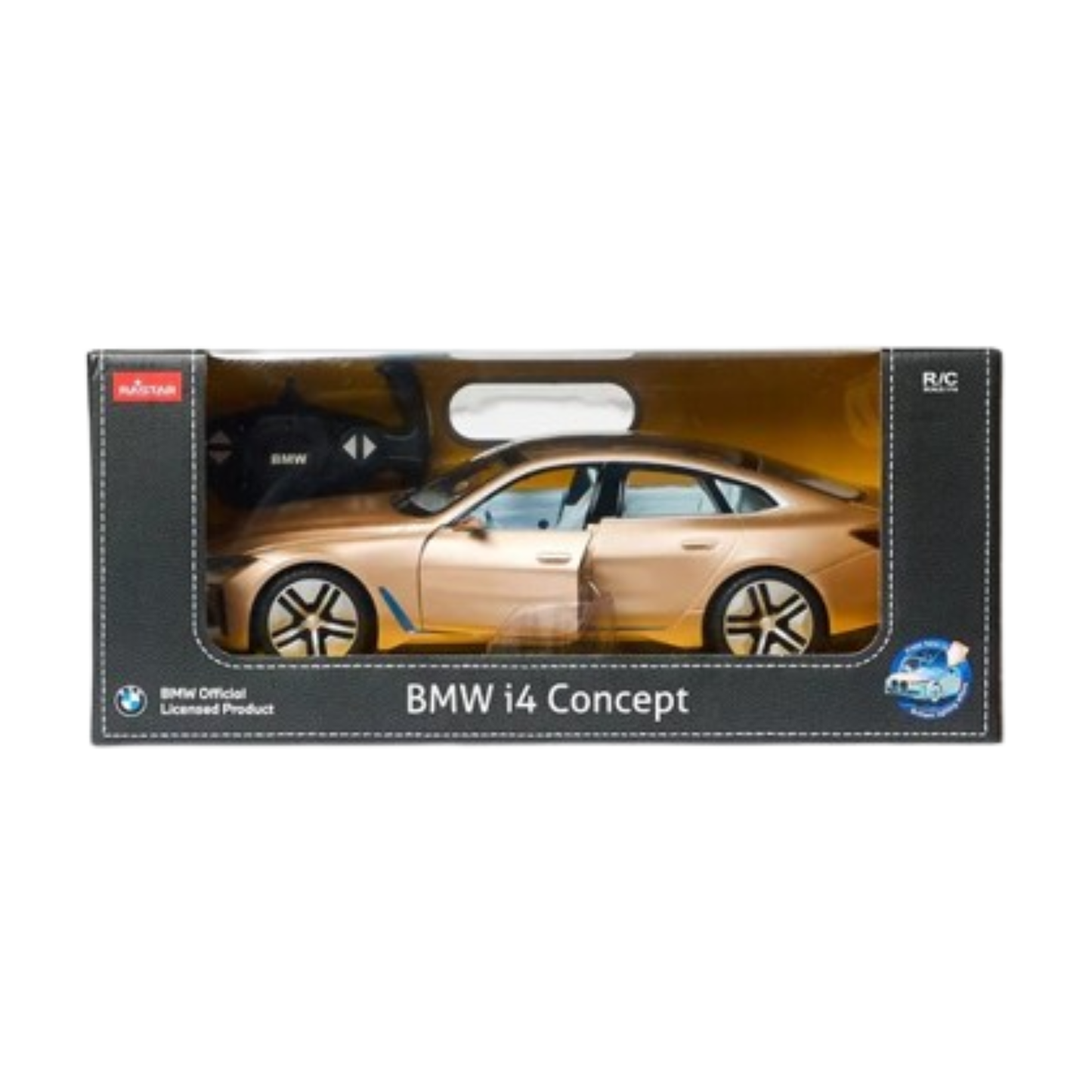 BMW i4 Concept Remote Control Car, Gold
