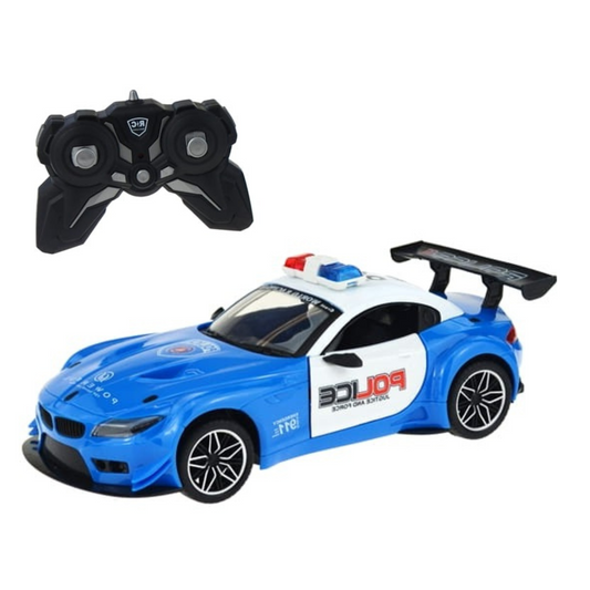 Voiture de police radiocommandée, police, portes ouvrables