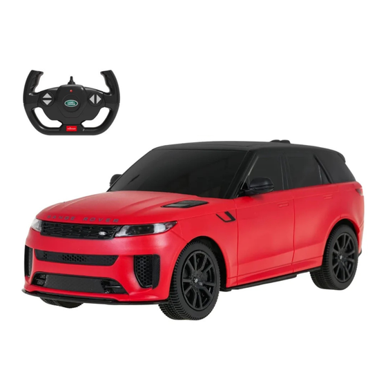 Land Rover Range Rover  – Édition Officielle RASTAR 1:24 (rouge)