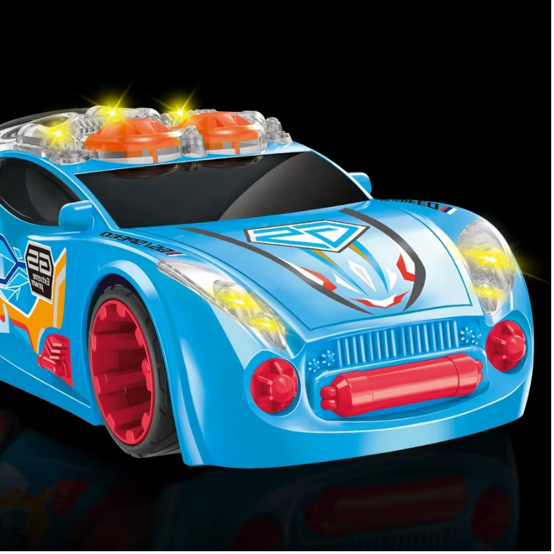 VOITURE AVEC LUMIÈRES ET SON