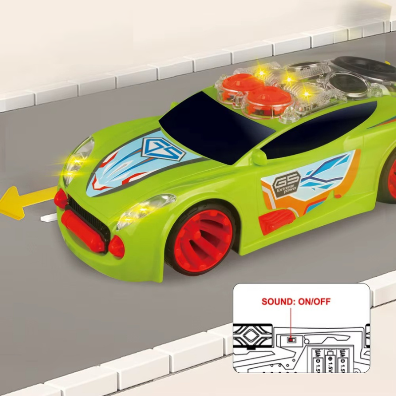 VOITURE AVEC LUMIÈRES ET SON