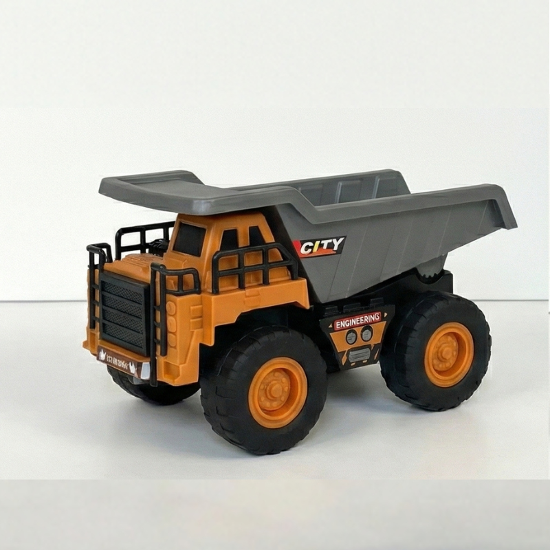 Engineering Truck Series" – Duo Camion Benne & Excavatrice avec Accessoires
