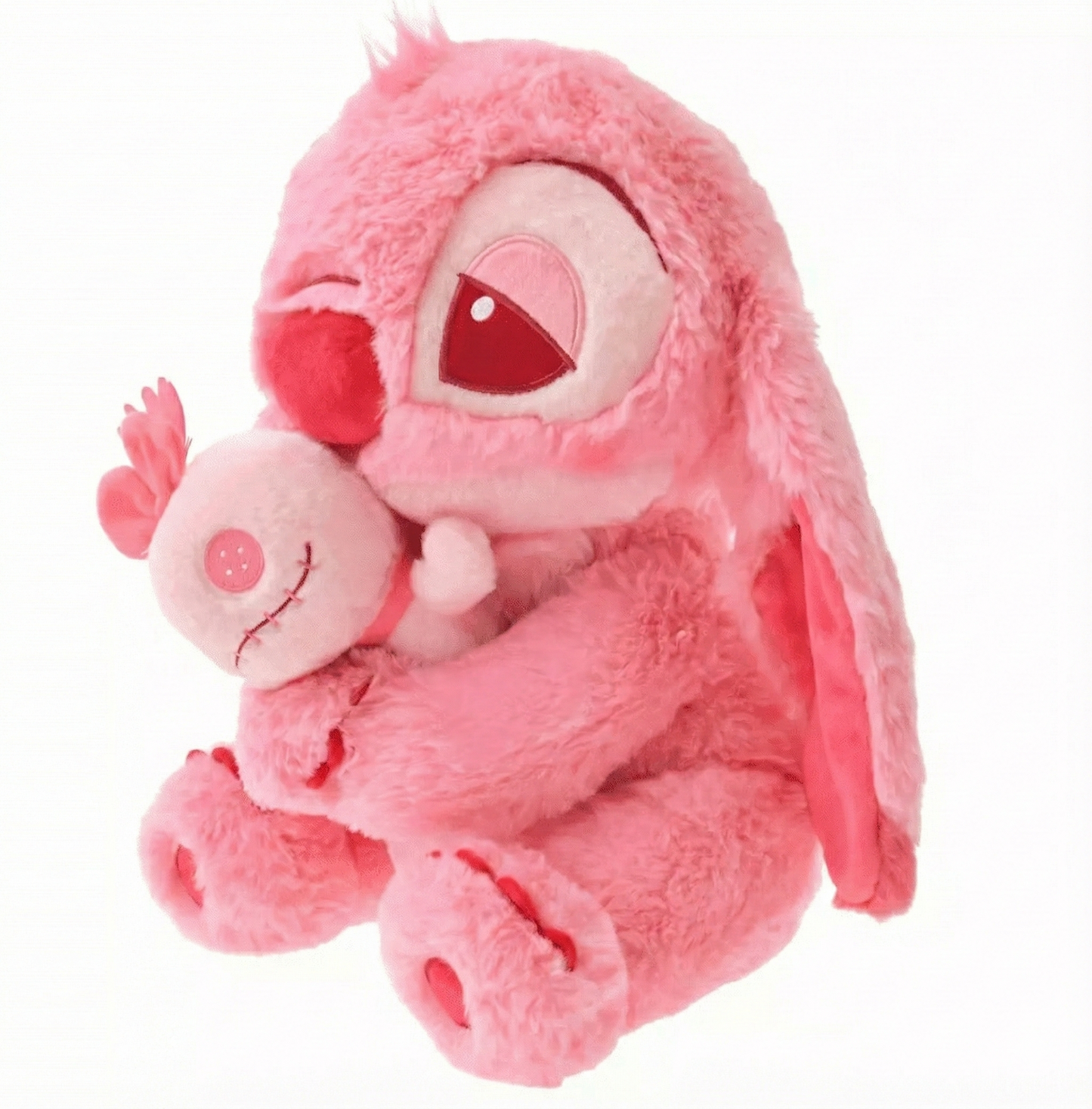 Peluche Angel (Stitch Rose) – Édition Sakura avec Poupée – 35 cm