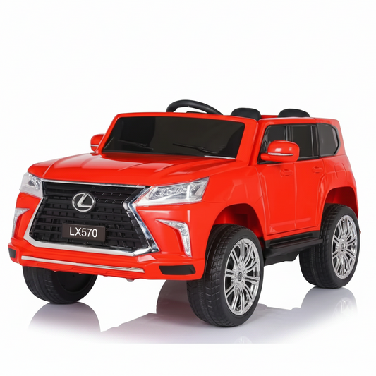 Voiture Électrique Lexus LX570 pour Enfant – 12V, 4x4, Télécommande - Rouge