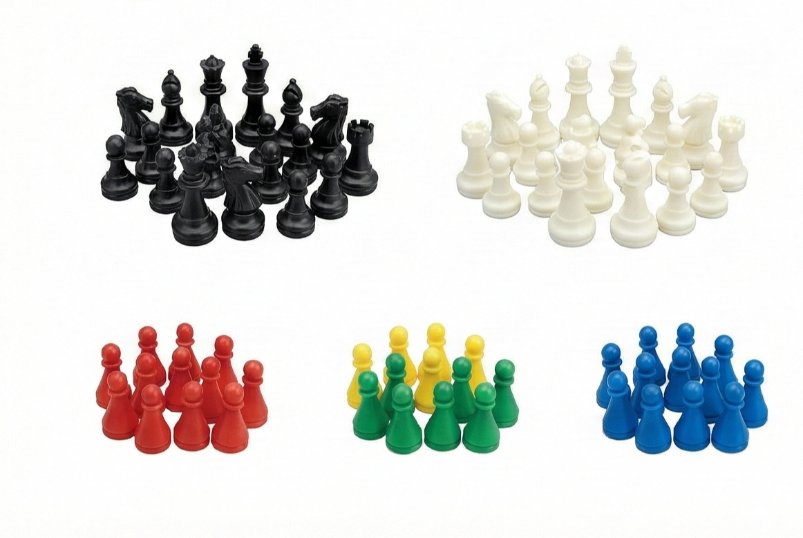 Coffret Multi-Jeux Magnétique 18 en 1 – Échecs, Dames & Jeux de Plateau