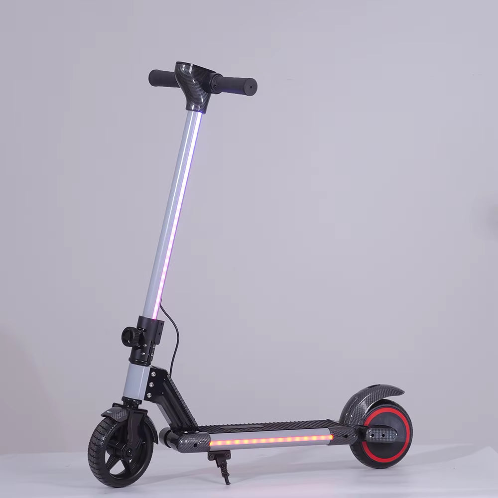 Trottinette Électrique Enfant 24V Pliable avec LED - 6 à 13 ans