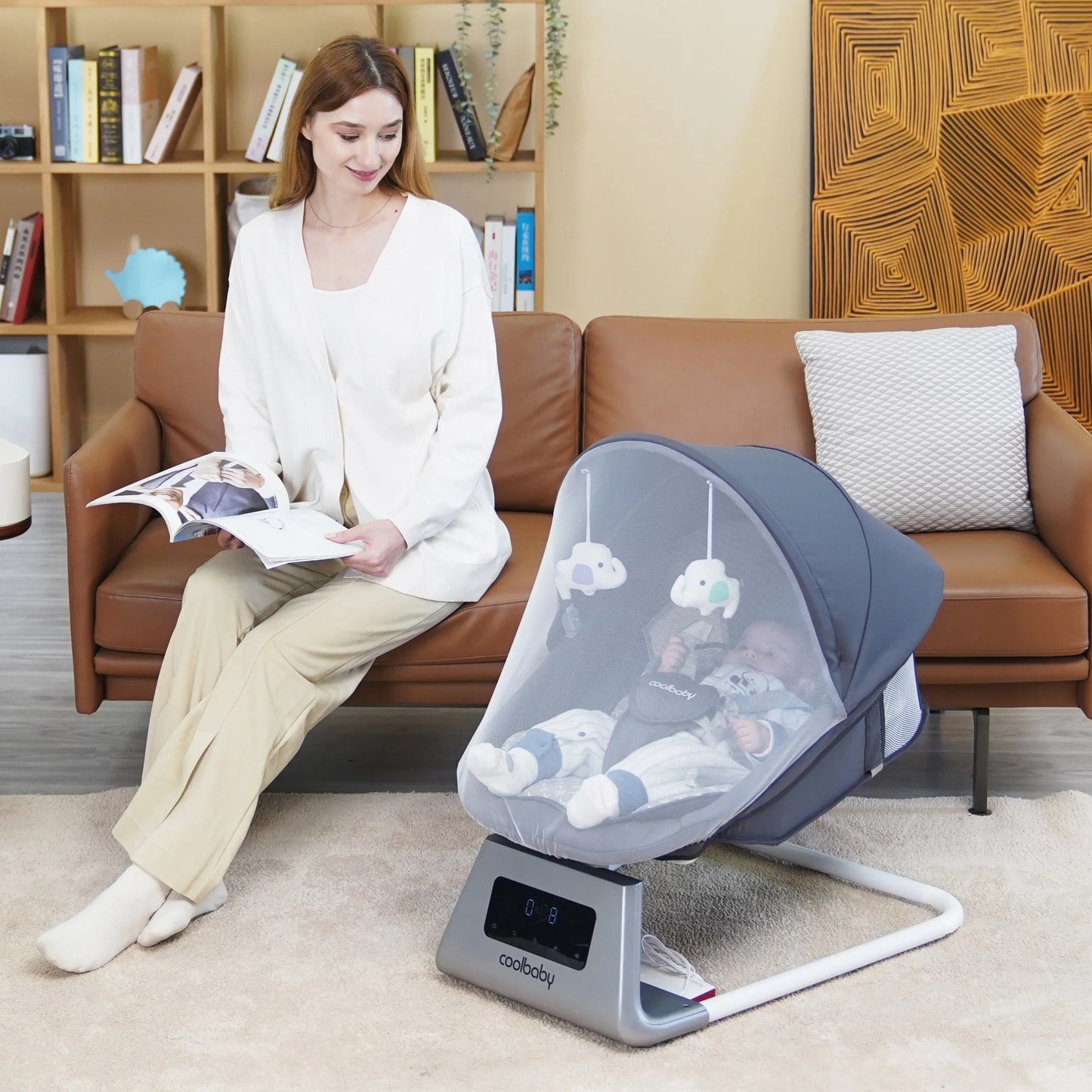 Balançoire Automatique deluxe Bluetooth Pro – Coolbaby