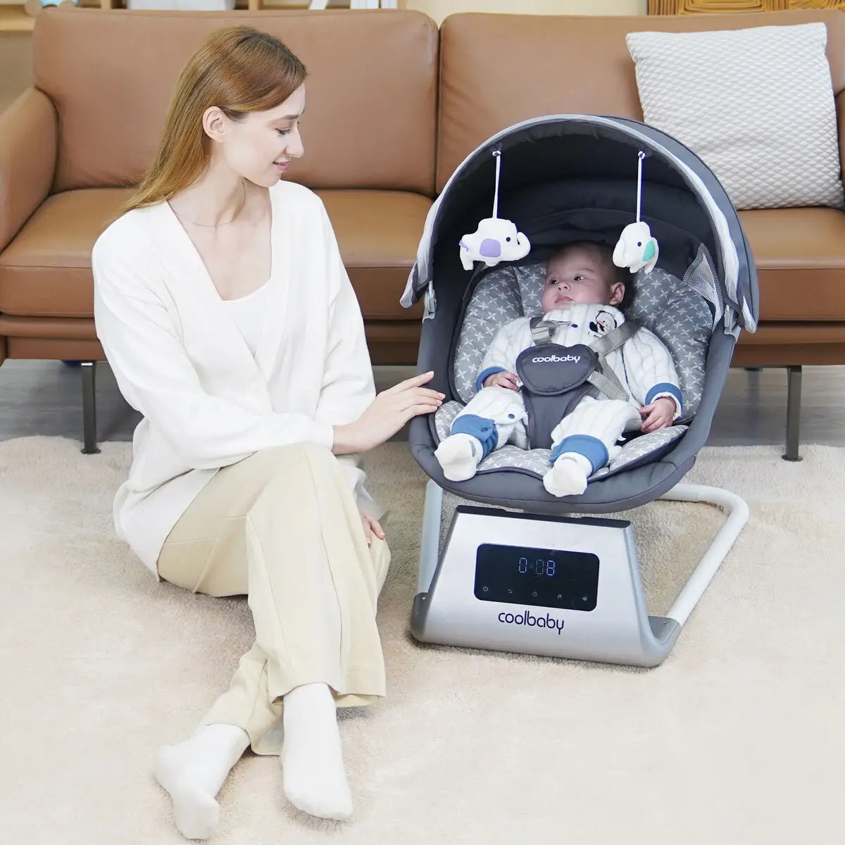 Balançoire Automatique deluxe Bluetooth Pro – Coolbaby