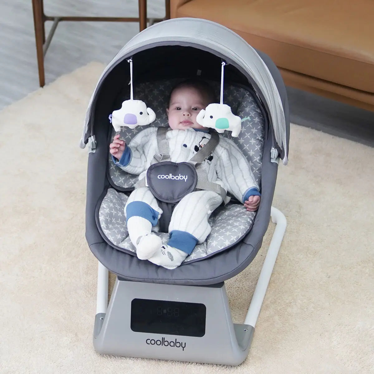 Balançoire Automatique deluxe Bluetooth Pro – Coolbaby