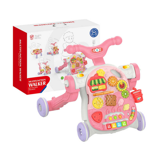 Trotteur 4 En 1 Rose - HUANGER