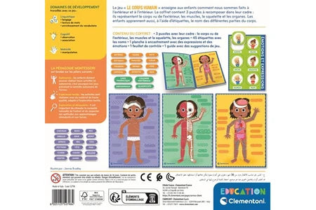 Le Corps Humain Montessori – Clementoni 4-6 ans