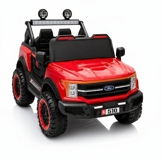 Voiture Électrique Ford Enfant 12V – 4x4 Off-Road- rouge