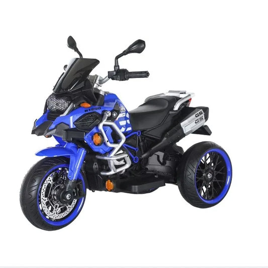Moto Électrique Enfant 3 Roues 12V – Style GS1200 Aventure - Bleu