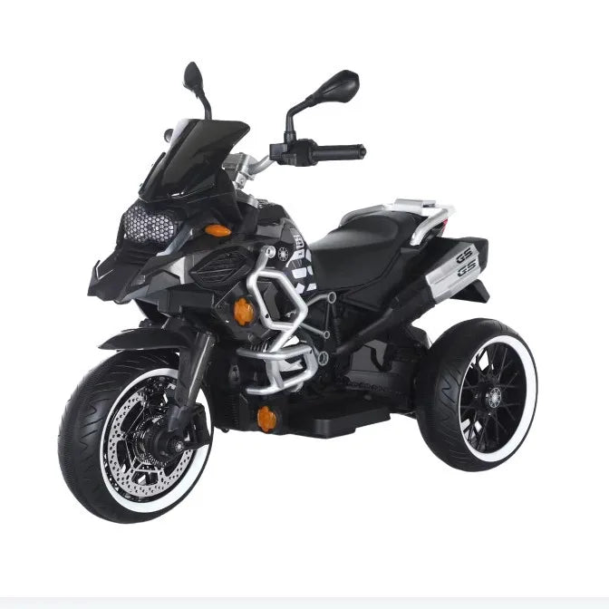 Moto Électrique Enfant 3 Roues 12V – Style GS1200 Aventure - Gris