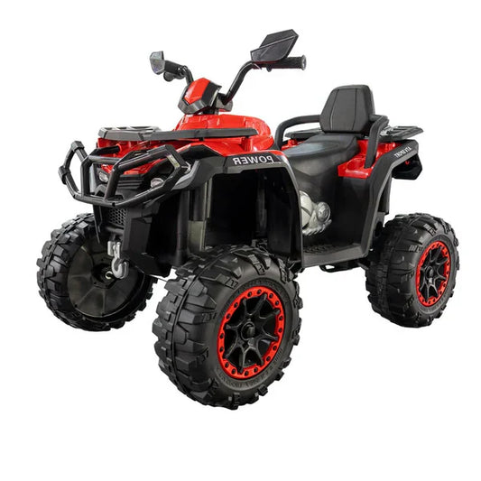 Quad Électrique Enfant 12V – ATV Tout-Terrain ROUGE